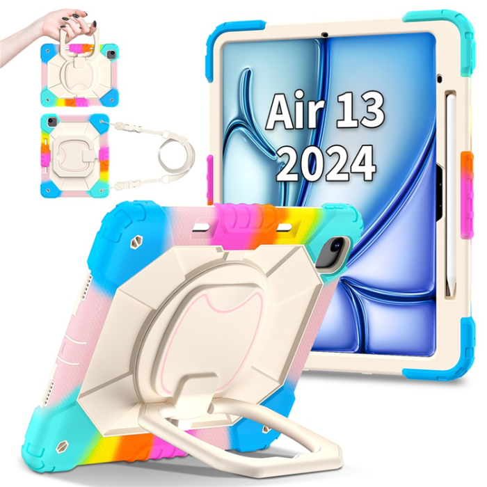 A-One Brand - iPad Air 13(2025/2024) Skal Kickstand - Färgstark/Blå