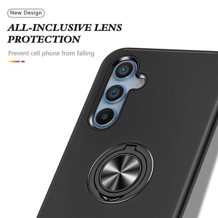 OEM - Mobilskal till Samsung Galaxy S26 Plast med Rotbart Ringfäste - Roséguld