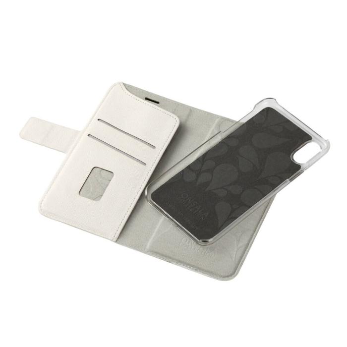 Onsala Collection - Onsala iPhone X/Xs Plånboksfodral Saffiano - Vit