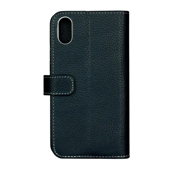 GEAR - Onsala Collection äkta läder Plånboksfodral iPhone XS / X - Marinblå