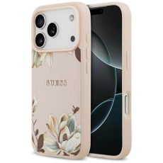 Guess - Guess iPhone 17 Pro Mobilskal Magsafe Classic Logo - Rosa