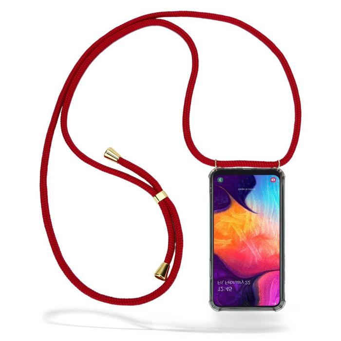 UTGATT1 - Boom Galaxy A50 mobilhalsband skal - Maroon Cord