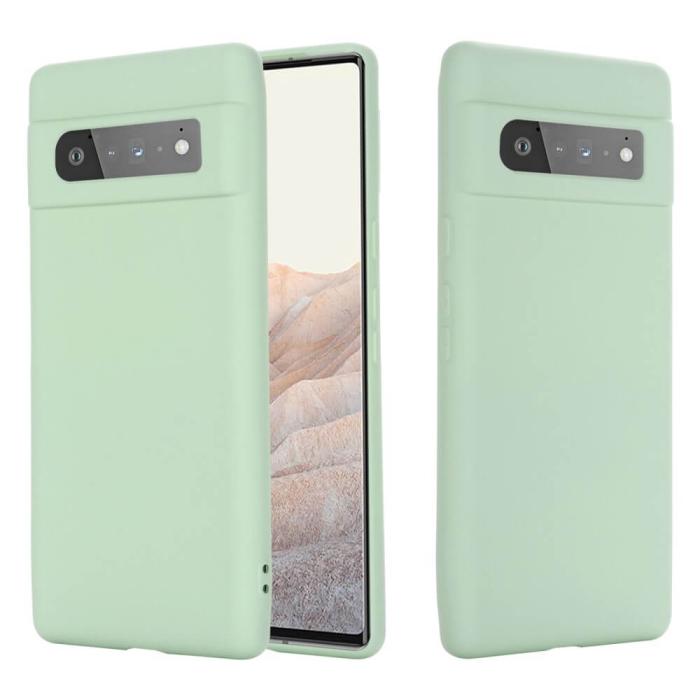 A-One Brand - Liquid Silikon mobilskal till Google Pixel 6 Pro - Grön
