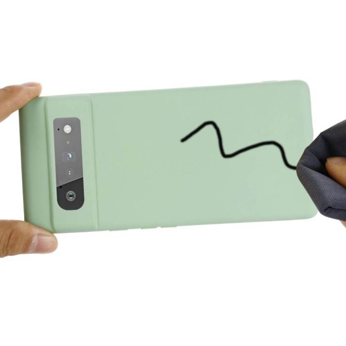 A-One Brand - Liquid Silikon mobilskal till Google Pixel 6 Pro - Grön