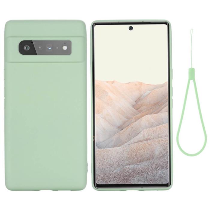 A-One Brand - Liquid Silikon mobilskal till Google Pixel 6 Pro - Grön