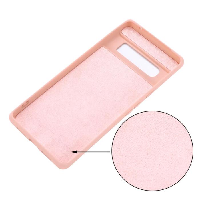 A-One Brand - Liquid Silikon mobilskal till Google Pixel 6 Pro - Rosa