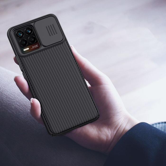 UTGATT1 - Nillkin - Camshield Mobilskal Realme 8 / 8 Pro - Svart