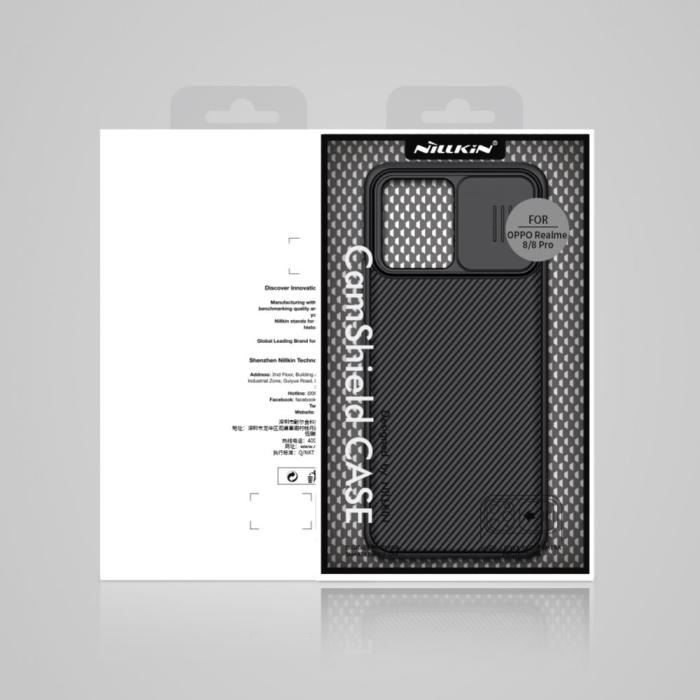 UTGATT1 - Nillkin - Camshield Mobilskal Realme 8 / 8 Pro - Svart