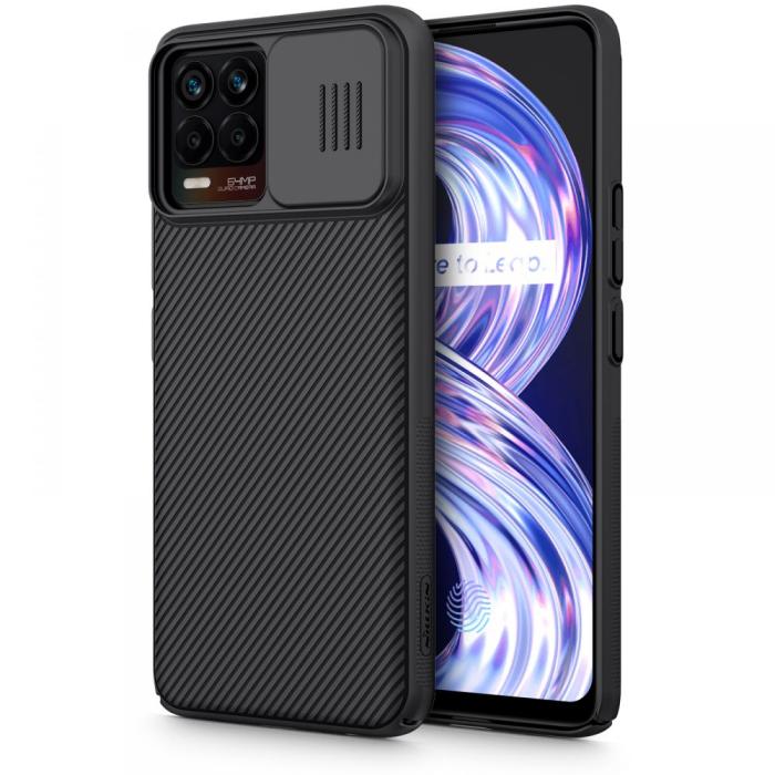 UTGATT1 - Nillkin - Camshield Mobilskal Realme 8 / 8 Pro - Svart