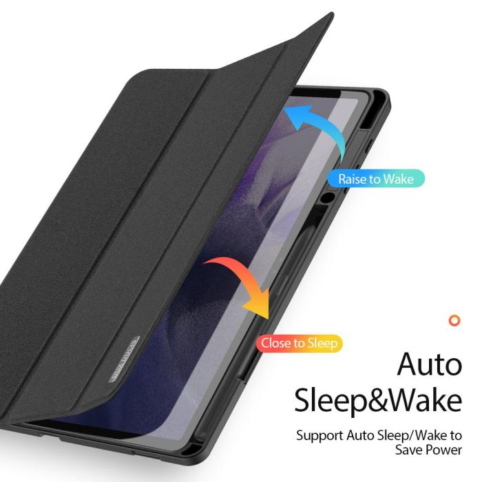 DuxDucis - Dux Ducis - Domo Galaxy Tab S7 Fe 5g 12.4 T730 / T736b - Svart