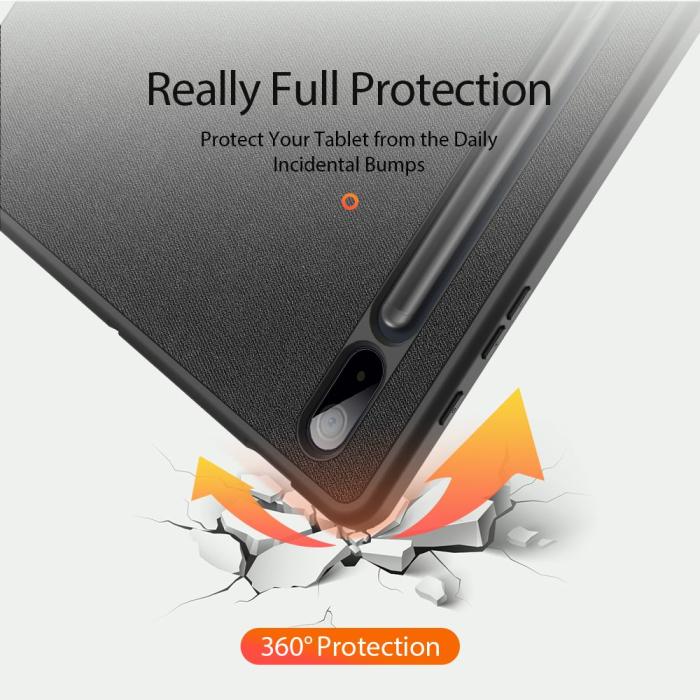 DuxDucis - Dux Ducis - Domo Galaxy Tab S7 Fe 5g 12.4 T730 / T736b - Svart