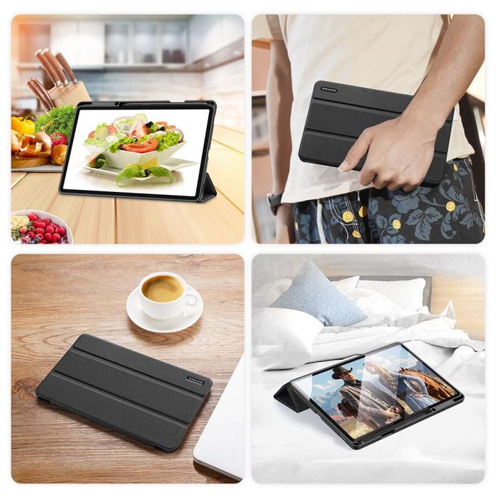 DuxDucis - Dux Ducis - Domo Galaxy Tab S7 Fe 5g 12.4 T730 / T736b - Svart