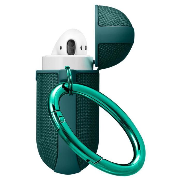 Hurtel - Spigen Urban Fit skal midnatt Grön