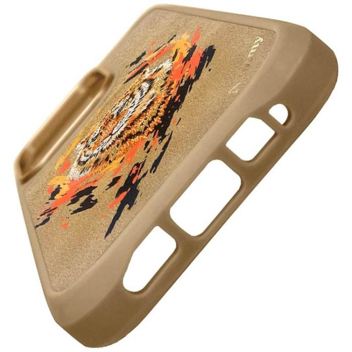 NIMMY - Nimmy iPhone 16 Pro Mobilskal MagSafe Tiger - Ljusbrun