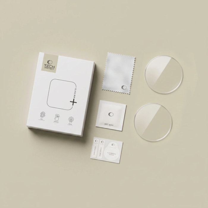 Tech-Protect - [2-Pack] Tech-Protect Härdat Glas Skärmskydd För Galaxy Watch Ultra 2 - Clear