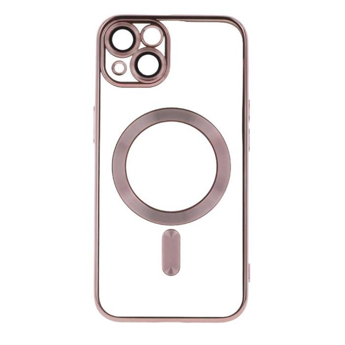 OEM - iPhone 16 Mobilskal Magsafe Color Chrome - Rose Guld