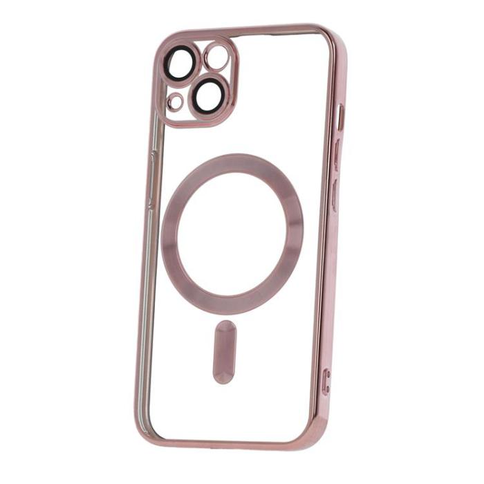 OEM - iPhone 16 Mobilskal Magsafe Color Chrome - Rose Guld