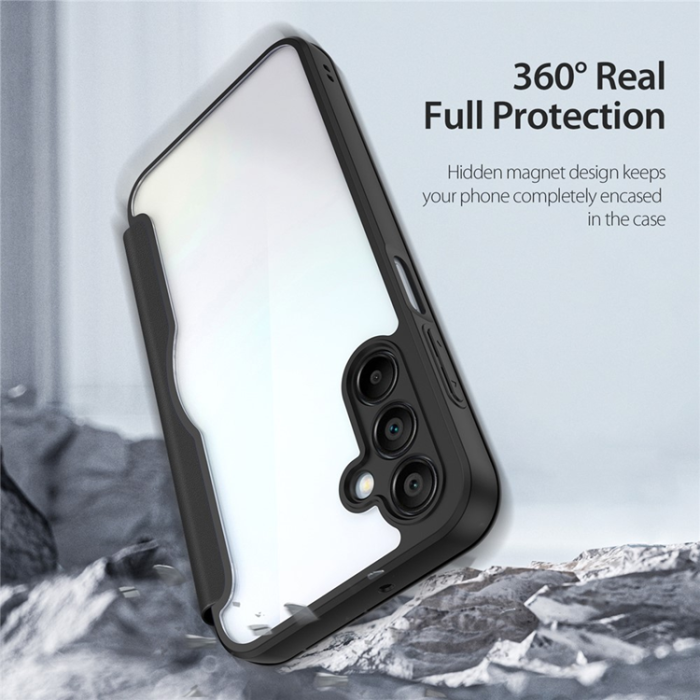 Dux Ducis - Dux Ducis Galaxy A15 5G/4G Plånboksfodral Skin X Pro - Svart