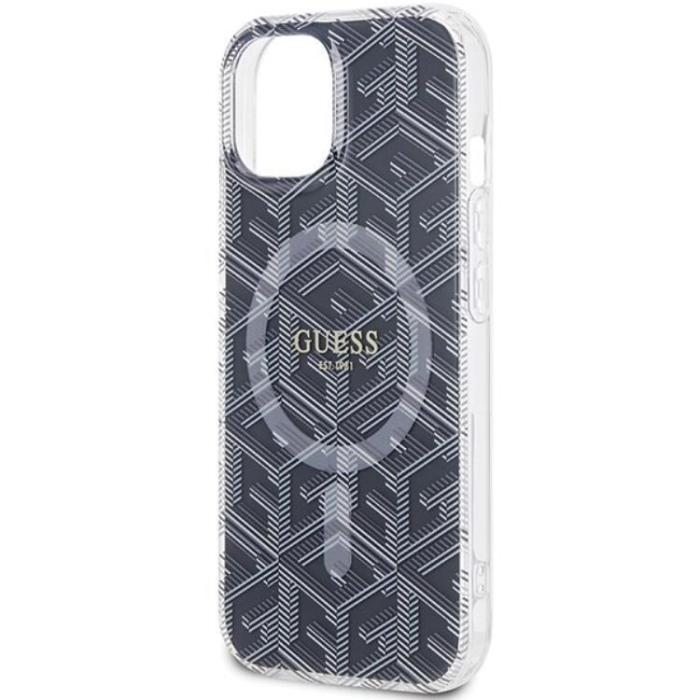 Guess - Guess iPhone 15/14 Plus Mobilskal Magsafe IML GCube - Svart