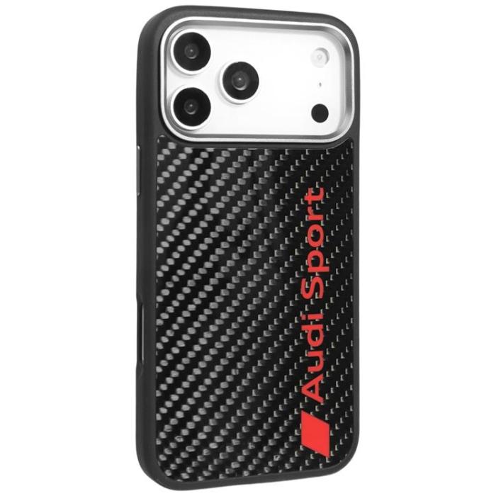 Audi - Audi iPhone 17 Pro Max Mobilskal MagSafe Carbon Fiber R8 - Svart