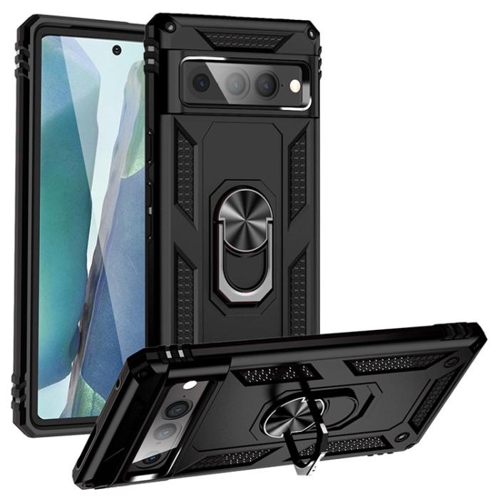OEM - Google Pixel 7 Pro Skal Ringhållare Kickstand - Svart