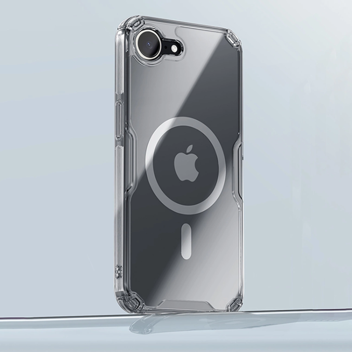 Nillkin - Nillkin iPhone 16e Mobilskal Magsafe Magnetic Nature Pro - Clear
