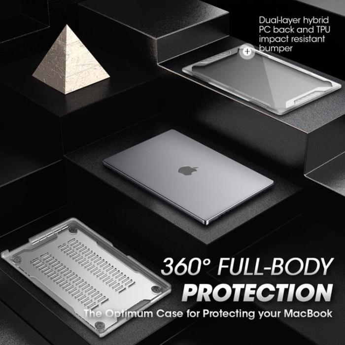 UTGATT1 - SupCase Macbook Pro 16 (2021/2022) Skal Unicorn Beetle - Clear