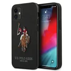 US Polo - US Polo Embroidery Collection Skal iPhone 12 mini - Svart
