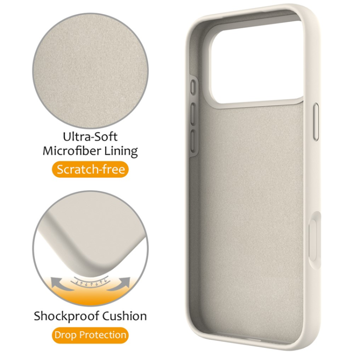 A-One Brand - iPhone 17 Pro Mobiskal MagSafe Kickstand PC + Silikon - Antikvit