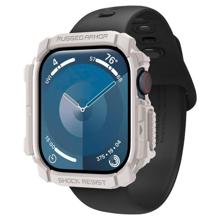 Spigen - Spigen Apple Watch 10 (46mm) Skal Rugged Armor - Dune Beige
