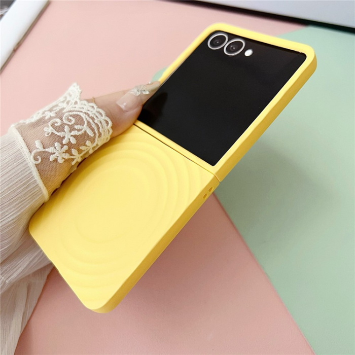 A-One Brand - Galaxy Z Flip 7 Mobilskal MagSafe Touch Wave - Gul