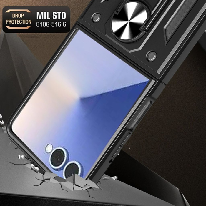 A-One Brand - Galaxy Z Flip 7 Mobilskal Kickstand - Rosaguld