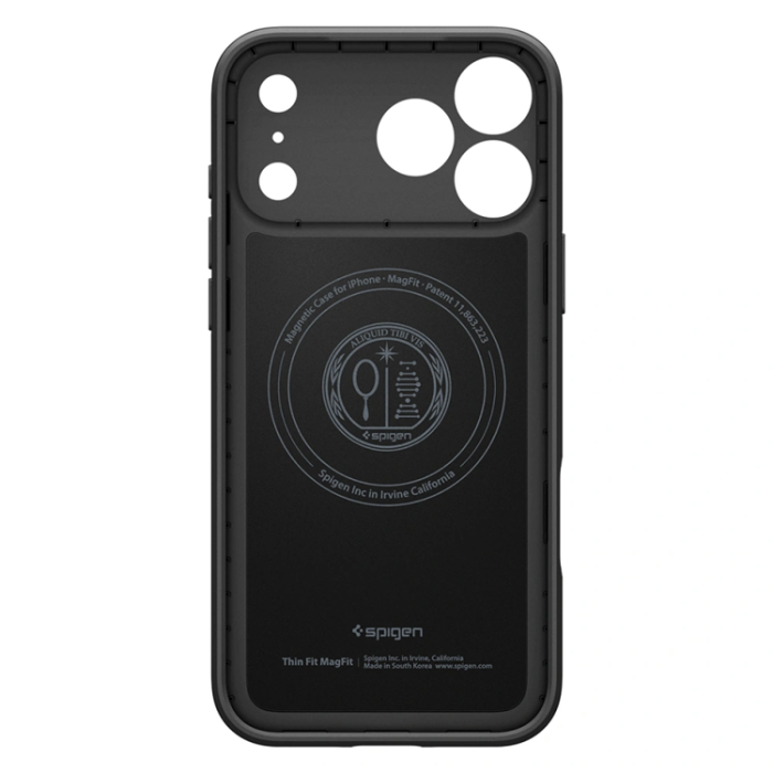 Spigen - Spigen iPhone 17 Pro Max Mobilskal Magsafe Thin Fit - Svart