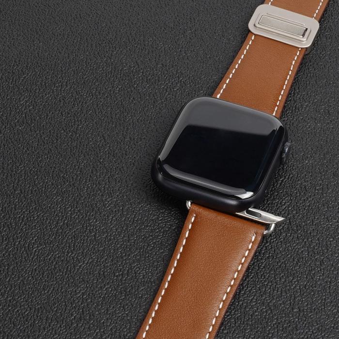 Dux Ducis - Dux Ducis Apple Watch 44/45/46/49mm Armband Äkta Läder