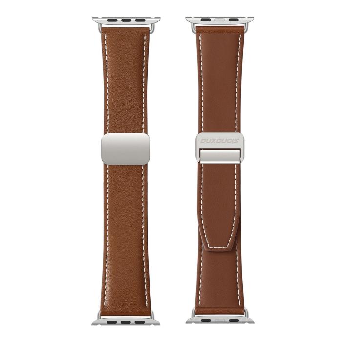 Dux Ducis - Dux Ducis Apple Watch 44/45/46/49mm Armband Äkta Läder