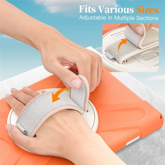 A-One Brand - Galaxy Tab A11 Plus Mobilskal Kickstand Silikon Axelrem