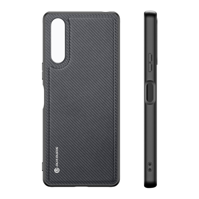 UTGATT5 - Dux Ducis Sony Xperia 10 IV Skal Fino Nylon - Svart