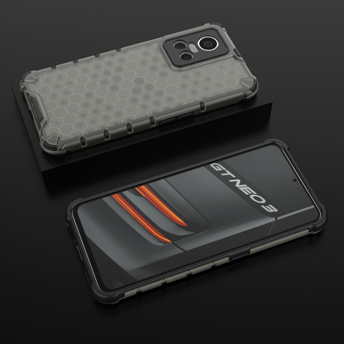 OEM - Realme 9 Pro Skal Honeycomb Armored - Svart