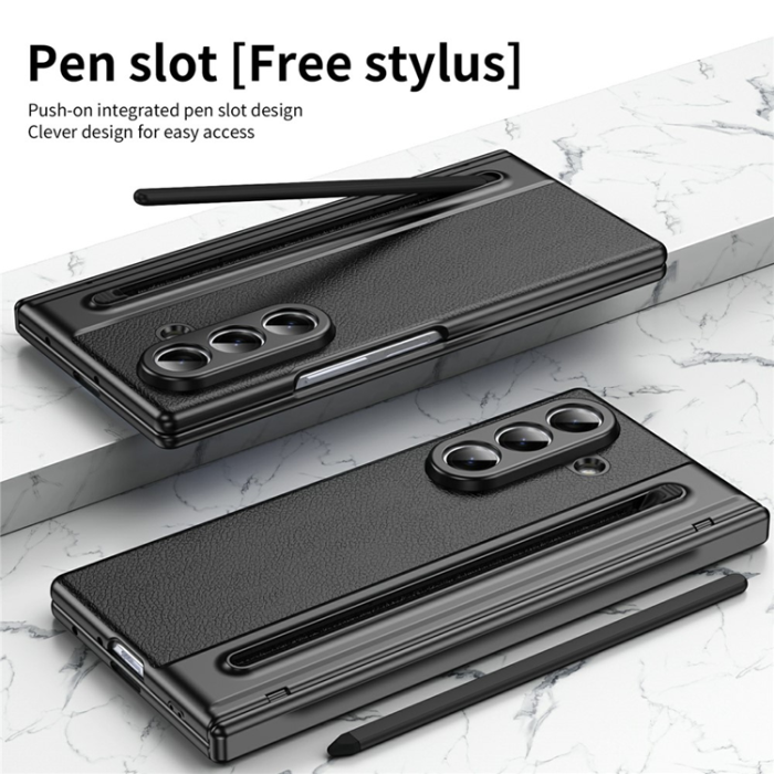 A-One Brand - Galaxy Z Fold 7 Mobilskal Matte Electroplated - Svart