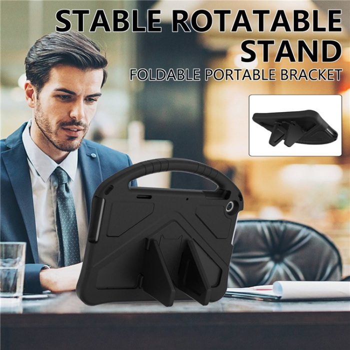 A-One Brand - Lenovo Tab M10 (Gen 3) 10.1 Skal EVA Rugged Kickstand - Svart