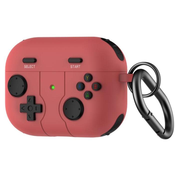 A-One Brand - AirPods Pro 2 Skal Gamepad Silicone - Röd