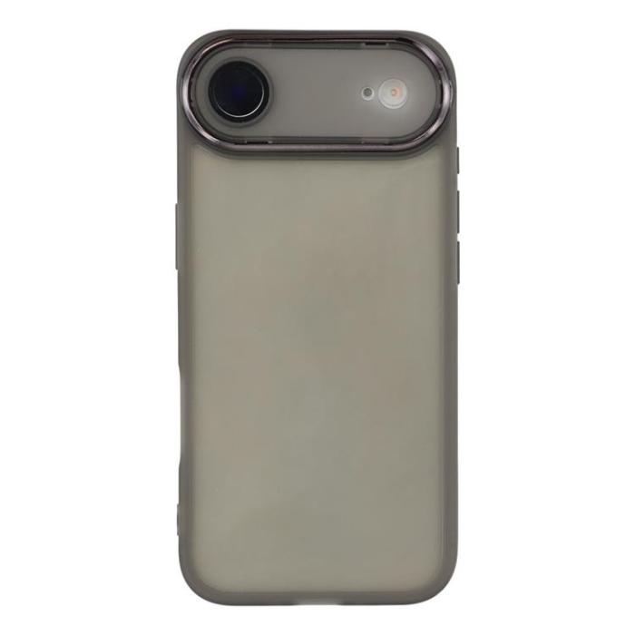 A-One Brand - iPhone Air Mobilskal Electroplated Kameraram - Transparent Svart