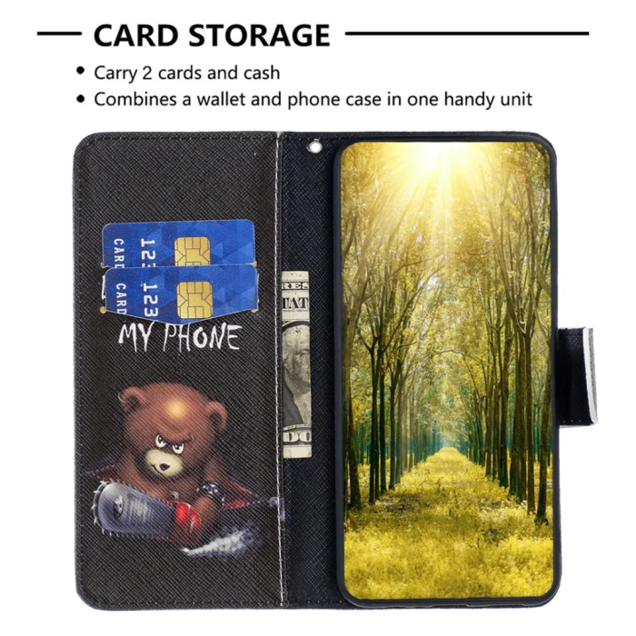 Taltech - iPhone 15 Pro Plånboksfodral - Dont Touch My Phone/Bear