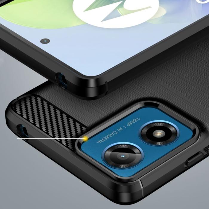 Tech-Protect - Tech-Protect Motorola Moto G24/G24 Power/G04 Mobilskal TPUCarbon