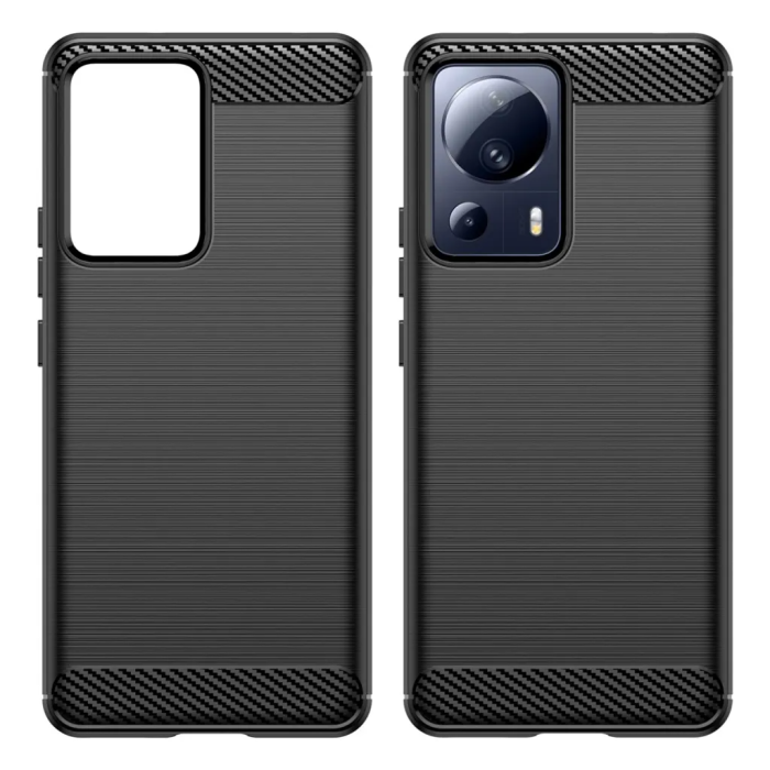 Taltech - Xiaomi 13 Lite 5G Mobilskal Texturerat - Svart