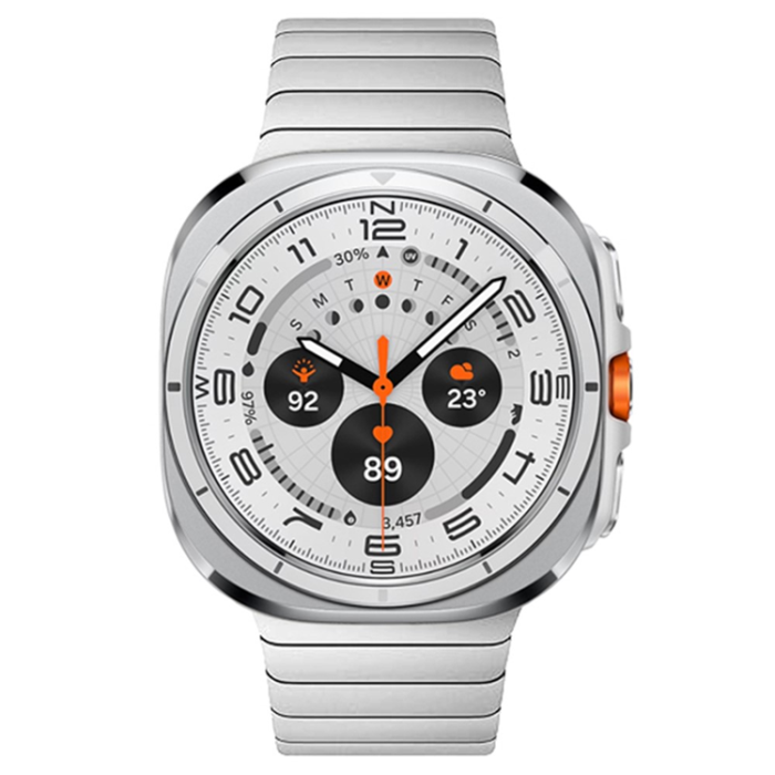 A-One Brand - Galaxy Watch Ultra (47mm) Armband Stainless Steel - Silver
