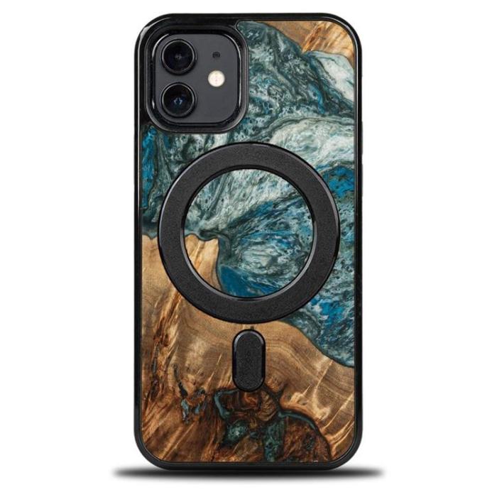 Bewood - Bewood iPhone 12/12 Pro Mobilskal Magsafe Unique Planet Earth