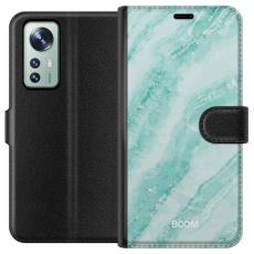 iSecrets - Pl&aring;nboksfodral till Xiaomi 12 med Mint Marble