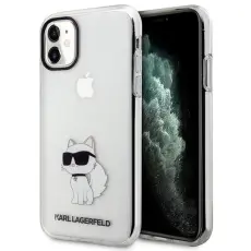 KARL LAGERFELD - Karl Lagerfeld Mobilskal till iPhone 11 / XR Ikonik Choupette - Transparent