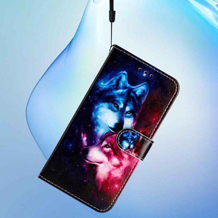 OEM - Pair Of Wolves Samsung Galaxy A57 Plånboksfodral Konstläder - Mönster